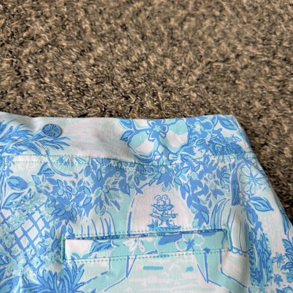LILLY PULITZER SIZE 2 LUXLETIC DAPHNE SKORT TOILE ME ABOUT IT Blue UPF 50+ New - Picture 5 of 7